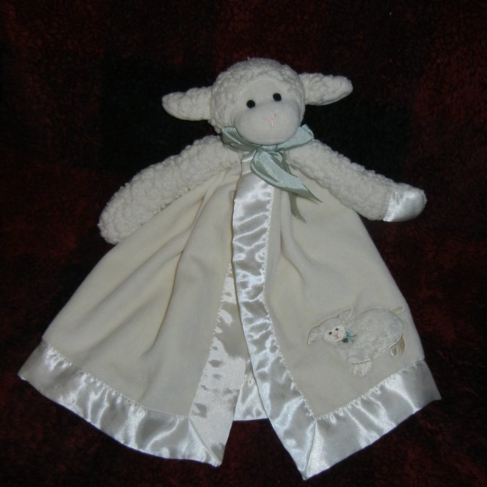 Bearington Collection lamb lovey security blanket Sherpa